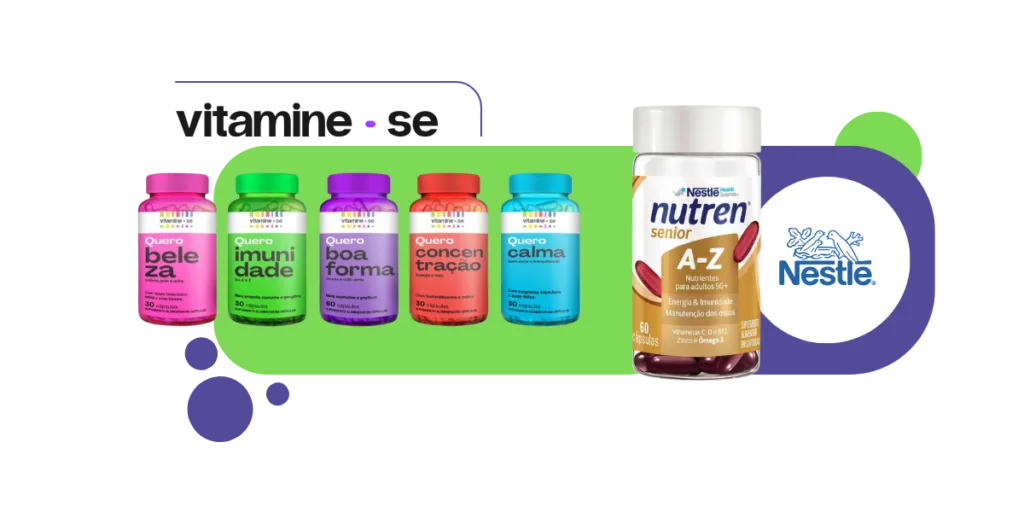 Línea de suplementos en cápsulas de Vitamine-se y Nutren Senior de Nestlé, reforzando la tendencia de externalización de suplementos.