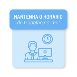 manter horário - home office